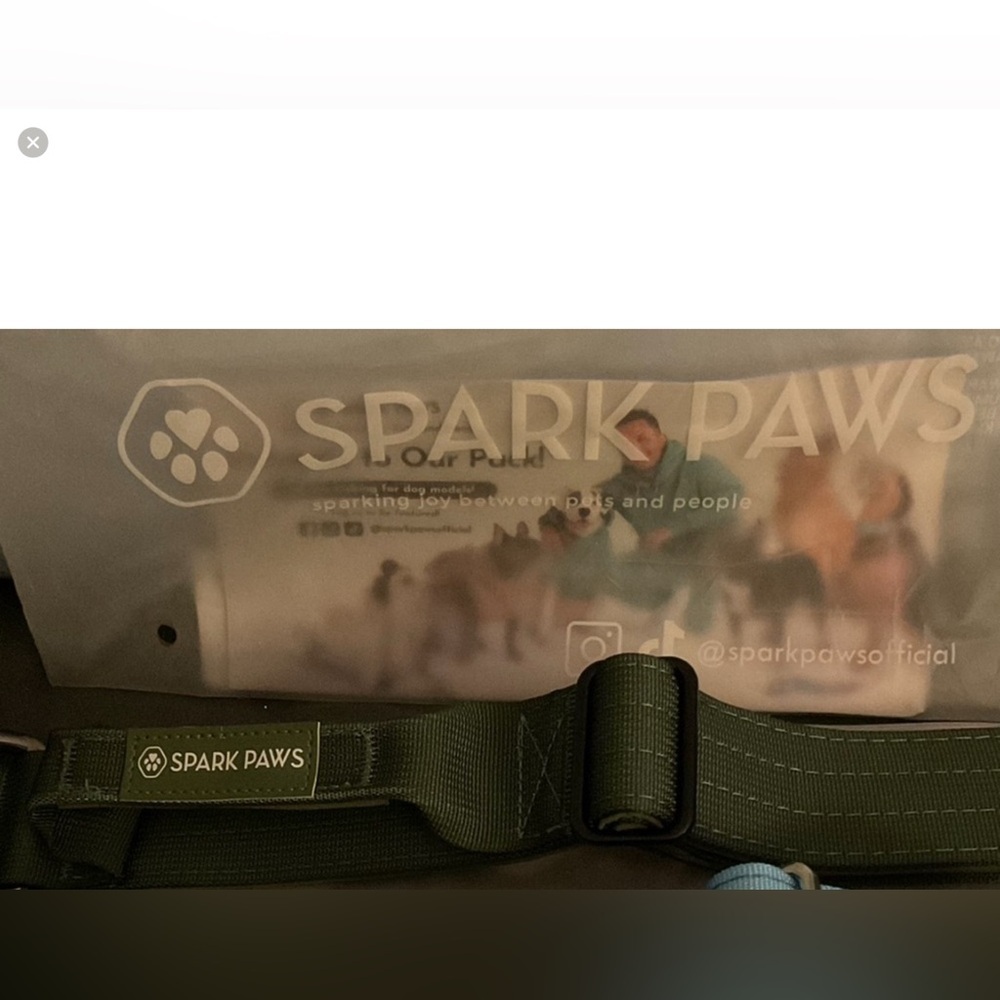 Spark Paws Tactical Dog Collar Green(medium)…only green is left